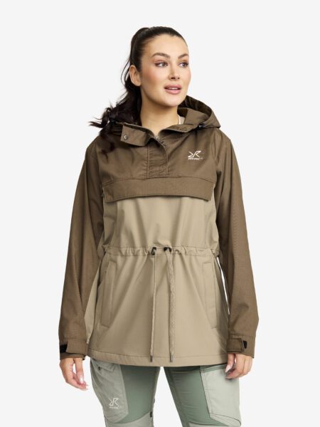 Rambler Lightweight Anorak Dame Brindle/Chocolate chip, Størrelse:2XL - Dame > Jakker