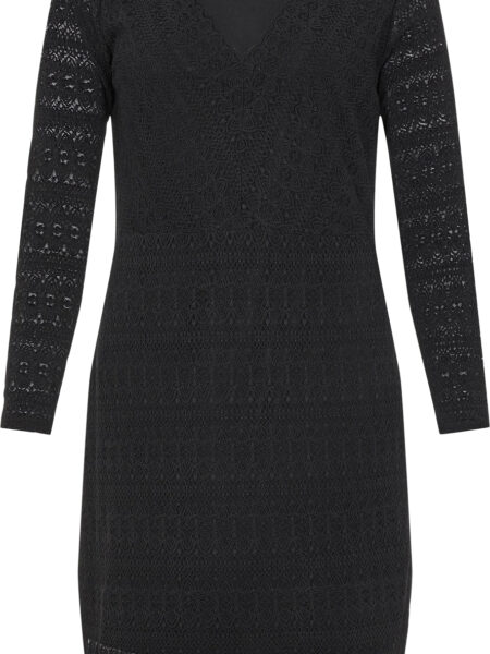 Vichikka Vneck L/S Dress/cur - NOO