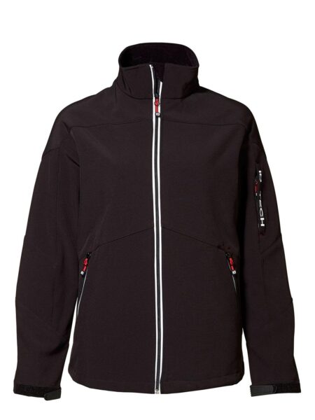 ID Softshell, kontrast Jakke til Kvinder (Sort, 2XL)