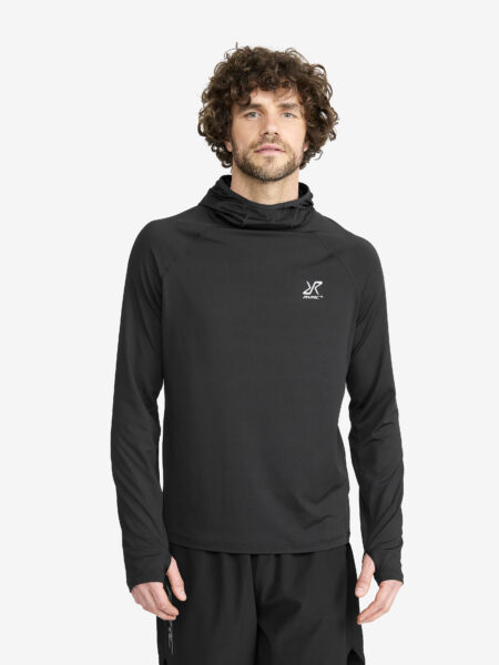 Arches Light Hoodie Herre Black, Størrelse:2XL - Herre > Overdele > Skjorter Og Langærmede Trøjer