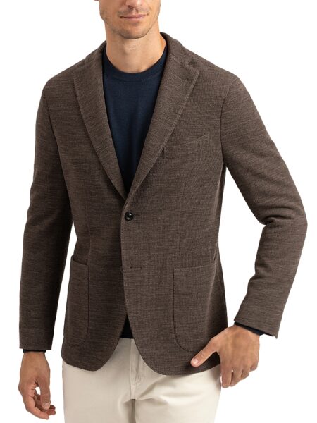 Boglioli Textured Knit Slim Fit K. Jacket