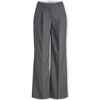 Bukser Jjxx Noos Ellis Wide Trousers - Dark Grey Melange