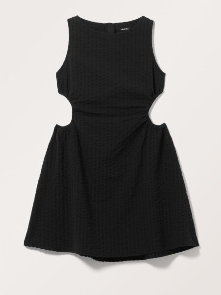 Cut-out Detailed Mini Dress - Black