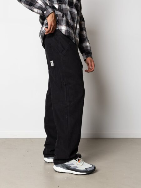 DERECK CANVAS TROUSERS - Black