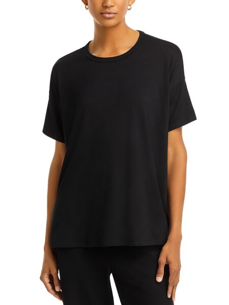 Eileen Fisher Crewneck Boxy Tunic Tee