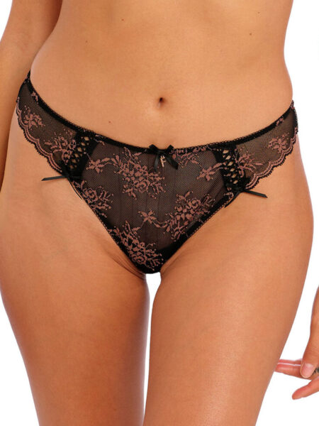 Freya Offbeat Decadence brazilian trusse, sort, Størrelse: XL, Dame