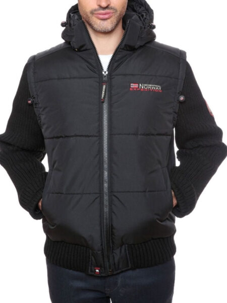 Geographical Norway Herre vinterjakke Crumberry - Black