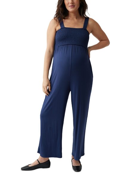 Ingrid & Isabel Maternity Smocked Jumpsuit