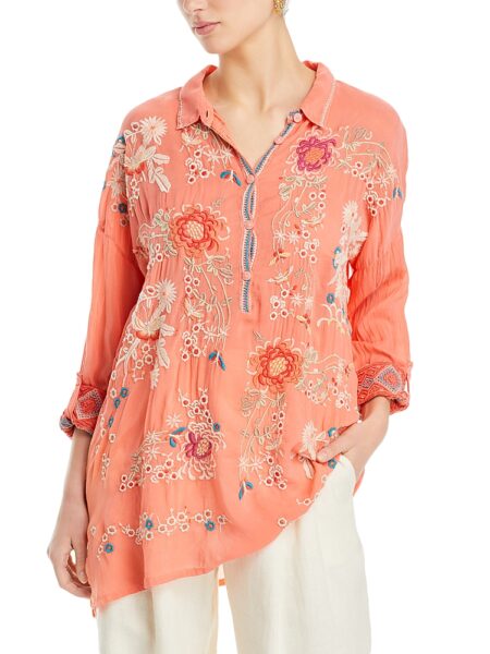 Johnny Was Adrina Embroidered Tunic