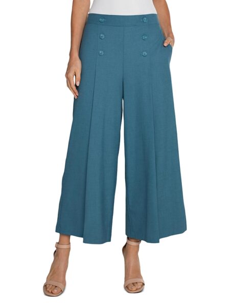 Liverpool Los Angeles Cropped Wide Leg Sailor Pants