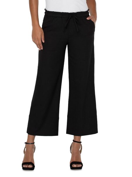 Liverpool Los Angeles Tie Waist Wide Leg Pants