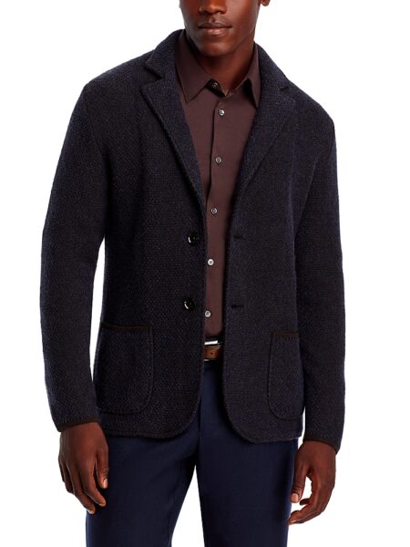 Maurizio Baldassari Winter Pave Stitch Sweater Jacket