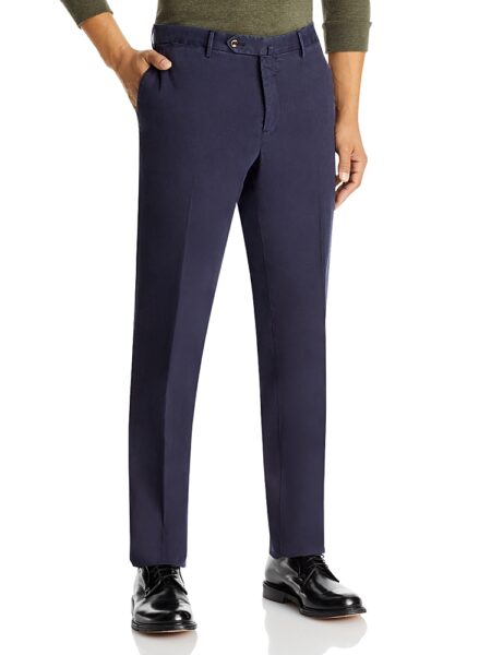 PT01 Delave Stretch Tricotine Slim Fit Dress Pants