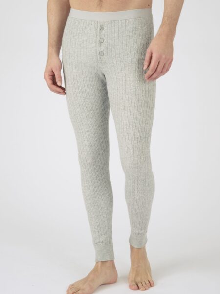 Thermal Cable Knit Long Pants