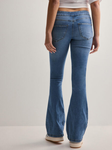 Vero Moda - Blå - Vmsigi Lr Db Button Sk Flar Jeans V