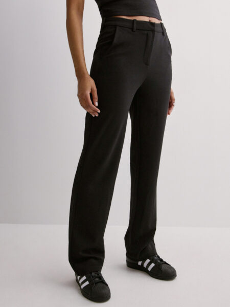 Vero Moda - Sort - Vmzamira Mw Slim Straight Pant Noos