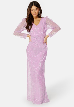 byTiMo Sequins Maxi Dress 046 Liliac XL