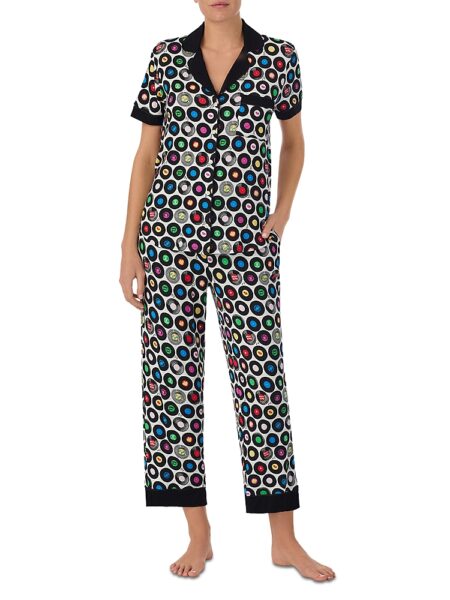 kate spade new york Record Print Sleep Shirt & Pants