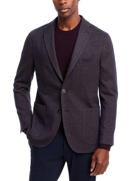 Boglioli Slim Fit Herringbone Jacket