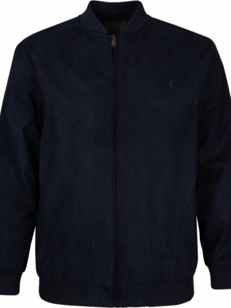 Carabou Micro Fibre Bomber Jacket Colour: NAVY, Size: 3XL