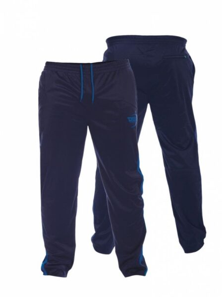 D555 by Duke Duke Satin Jogging Botton Colour: NAVY, Size: 3XL