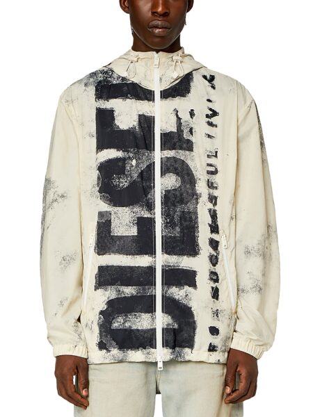 Diesel J-Warrett Logo Windbreaker Jacket