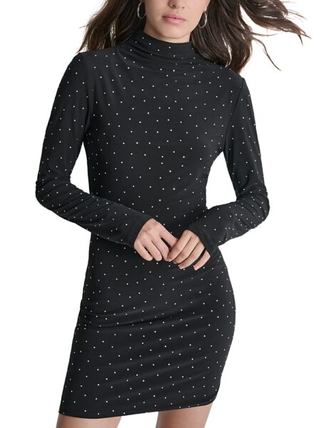 Dkny Crystal Embellished Dress