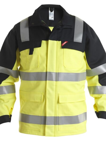 Fe-engel Safety+ Jakke En 20471 - Gul/sort-4xl