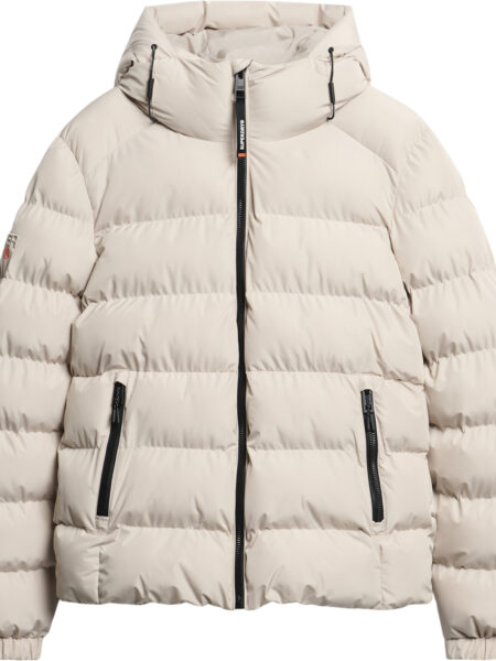 Hooded Sports Puffer Jacket