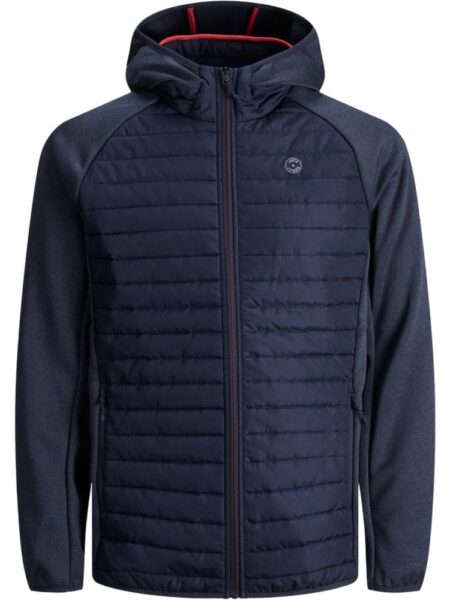 JACK AND JONES Mens Big Size Jack Jones Light Weight Puffer Jacket Wit