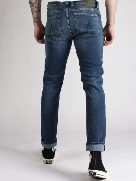 Kuyichi mannen vegan Jeans Jamie Donkerblauw