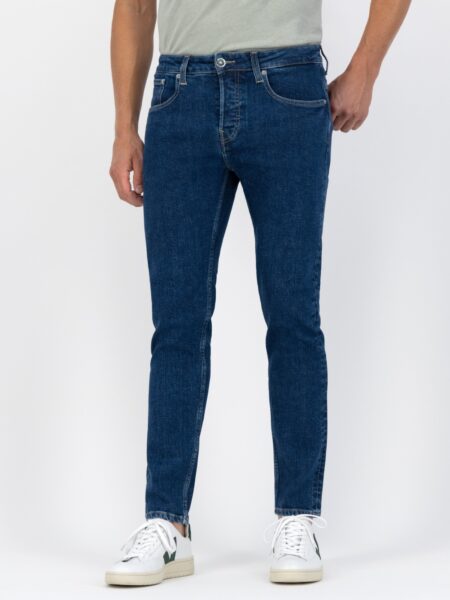 MUD Jeans mannen vegan Jeans Slimmer Rick Stone Indigo