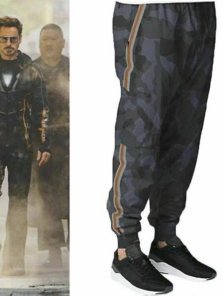 Marvel Avengers Infinity War Tony Stark Iron Man kostume Cosplay Camo joggingbukser Mænd Voksen camouflage Sports bukser Jogging Bottoms 3XL