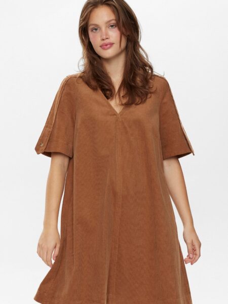 Nümph - NUSHOSHANNA DRESS - BRONZE BROWN - 42 - Brun - Dress