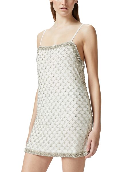 Pinko Rilke Beaded Mini Dress