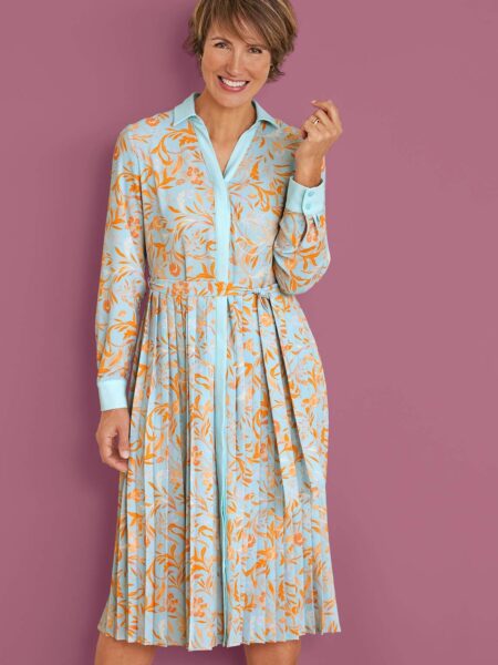 Printed Shirt Dress