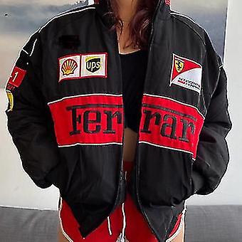 Racing Jakke Vintage Hvid Nascar Retro Bomber - Jakke Vintage Jakke - unisex Y2K Jakke Streetwear (GET IT) XL