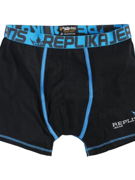 Replika Jeans By All Size Single Boxers Colour: BLACK, Size: 8XL