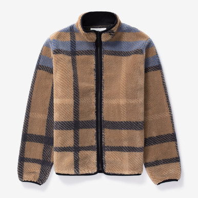 SNS Plaid Fleece Jacket