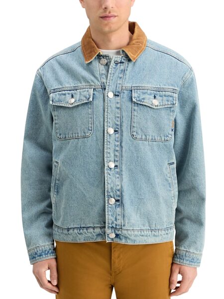 Scotch & Soda Corduroy Collar Denim Jacket