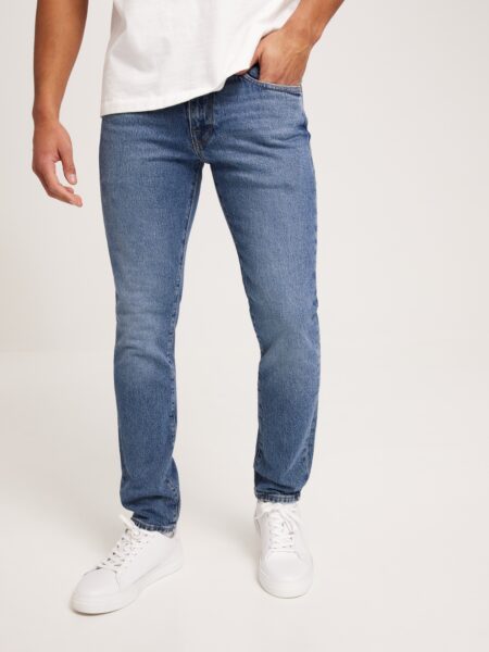 Selected Homme SLH175-Slim Leon 3070 M.B Wash Jns Slim fit jeans Blå