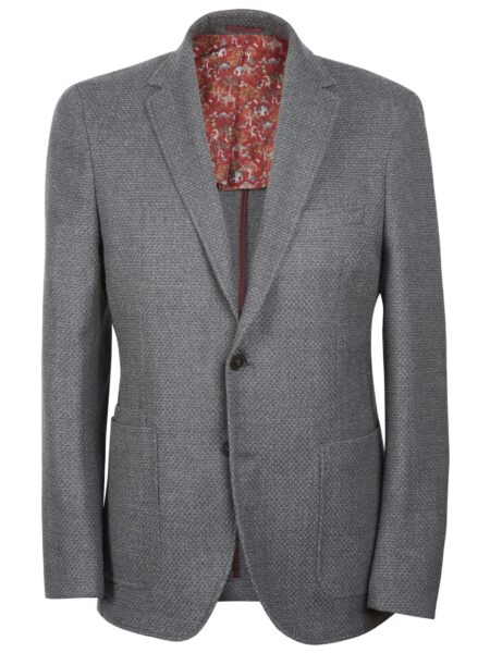 Simon Carter Knit Effect Basketweave Jacket - 46