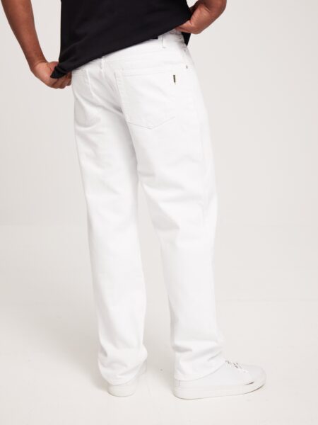 Woodbird WBLeroy White Jeans Loose fit jeans Hvid