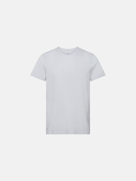 Bambus, T-shirt O-neck, Hvid