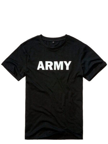 Brandit Kortærmet Army T-Shirt Sort 4XL