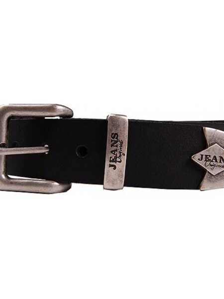 CHATLEYS Metal Tipp Jean Belt Colour: BLACK, Size: 45-50