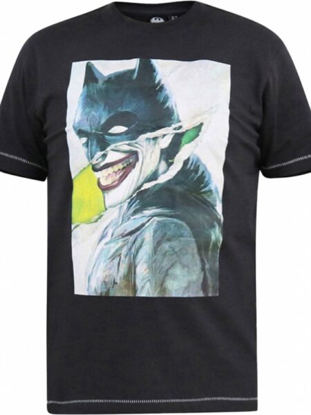 D555 by Duke D555 Mens Big Size Official Batman Printed T-Shirt Size: