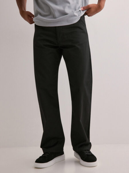 Dr Denim Omar Pants Slacks Sort