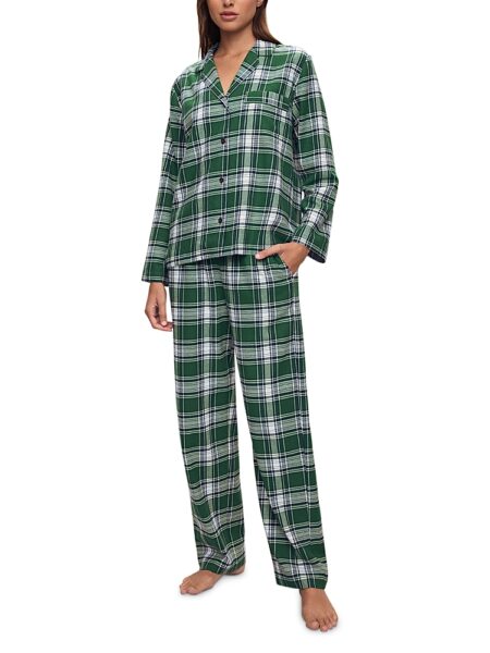 Eberjey Flannel Long Holiday Pajama Set