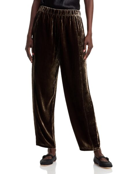 Eileen Fisher Velvet Lantern Ankle Pants